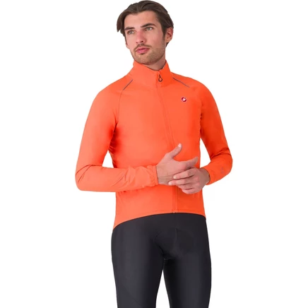 Мужская дождевка Castelli Emergency 3, оранжевая