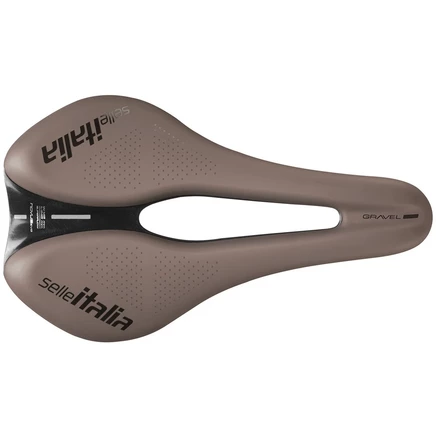 Седло Selle Italia Novus Boost Evo Gravel L3 Superflow, коричневое