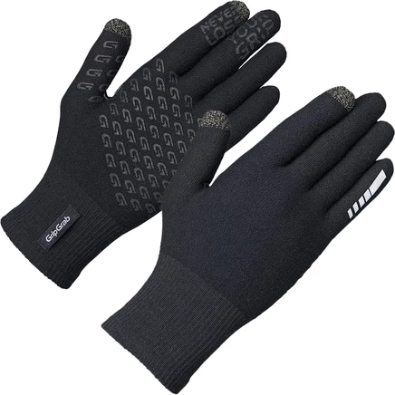 Перчатки из мериноса GripGrab Primavera 2 - черные black