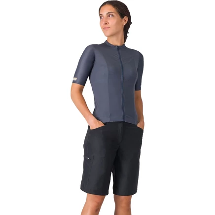 Женские велошорты Castelli Unlimited Adventure, черные