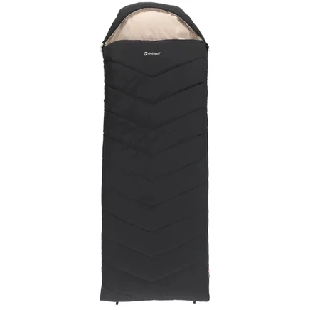 Спальный мешок Outwell Caldera Supreme с левой молнией, черный