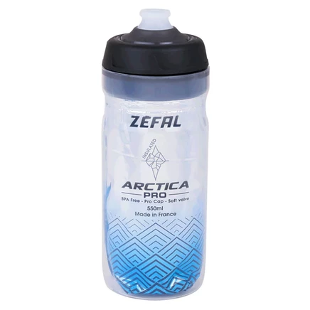 Гидрофляга Zfal Arctica Pro 550 мл, серебристо-голубая