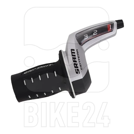 Манетка SRAM Centera Twist, левая 3-скоростная, черная