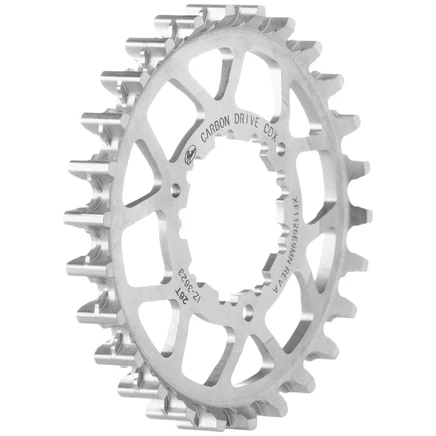 Задняя шестерня Gates Carbon Drive CDX Fin Line Enviolo E9 MY25, серебристая
