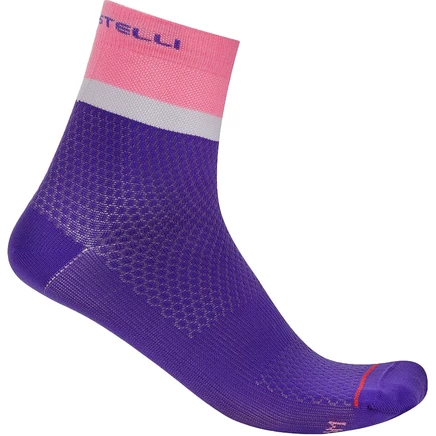 Женские носки Castelli Tonal Logo 12, фиолетовые