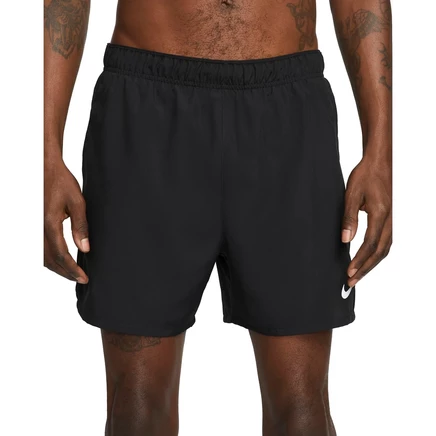 Мужские шорты для бега с короткой подкладкой Nike Dri-FIT Challenger 5 дюймов - черные/black/black/светоотражающий серебристый DV9363-010 black