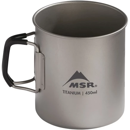 Кружка MSR Titan 450 мл титановая, серая