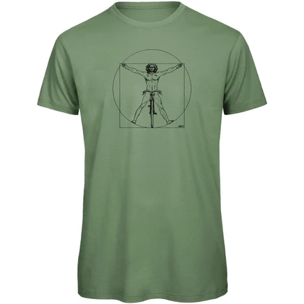 Мужская футболка RTTshirts DaVinci с принтом, светло-зеленая