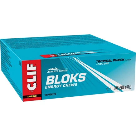 Энергетические жевательные блоки Clif Bloks с электролитами, 18×60 г
