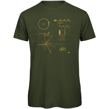 Мужская футболка RTTshirts Voyager Bike, хаки