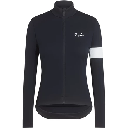 Женская зимняя куртка Rapha Core - черный/белый черный