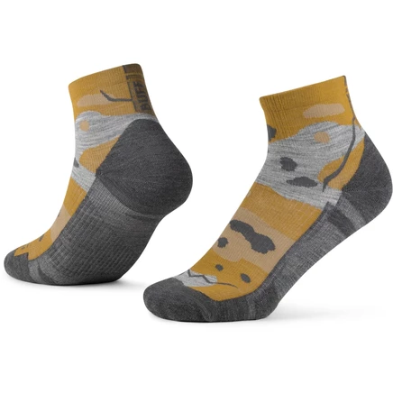 Носки Buff Merino LWQ2, легкие, желтые