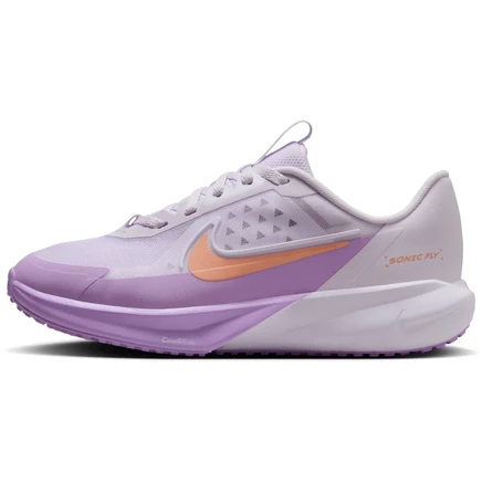 Кроссовки для бега Nike Sonic Fly Kids - едва заметный виноградный/абрикосовый агат-белый/фиолетовый star FZ0017-500 розовый