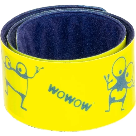 Светоотражающая лента Wowow SnapWrap 38×3 см, неоново-желтая