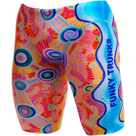 Модные плавки Fast Training Eco Swim Jammers для мужчин - Разноцветный цвет Kulin