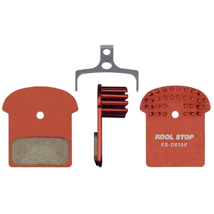 Колодки дисковых тормозов Kool Stop Aero Kool - Shimano XTR / XT / SLX / Alfine / Deore - KS-D635K оранжевого цвета