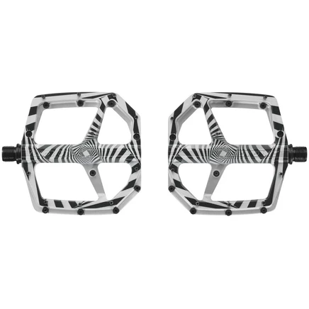 Платформенные педали Look Trail Roc Plus Signature, черно‑серебристые