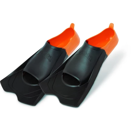 Ласты Zoggs Short Blade Eco, черно-оранжевые