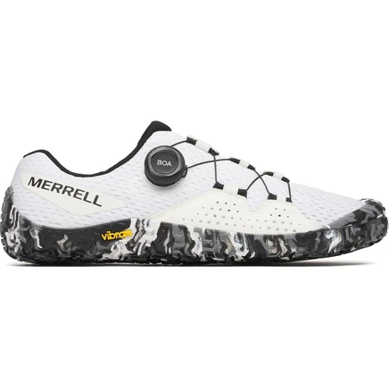 Мужские кроссовки Merrell Vapor Glove 6 BOA, бело-черные