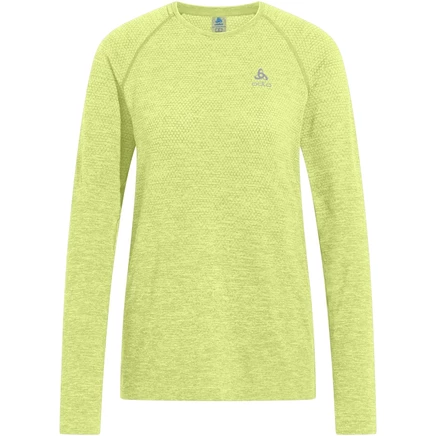 Женский лонгслив Odlo Essentials Seamless, зеленый