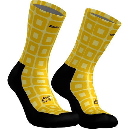 Носки Santini Grand Départ Barcelone из коллекции Tour de France™ 2026 года RE655PRBCN6TDF - желтые GI yellow