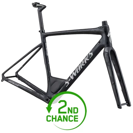 Специализированный набор рамок S-WORKS DIVERGE Gravel - 2020 - сатиновый / черный глянец / камуфляж dove grey - 2-й вариант - черный SC001
