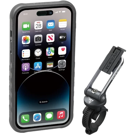 Чехол Topeak RideCase для iPhone 14 Pro с креплением, черный
