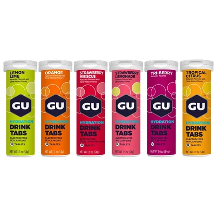 Таблетки GU Hydration с электролитами, 12 шт.