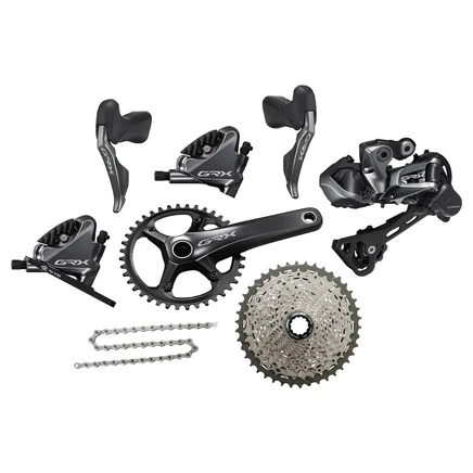 Групсет Shimano GRX Di2 RX815 1x11, черный