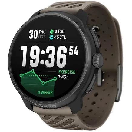 Мультиспортивные часы Suunto Race 2 GPS, титан, коричневые