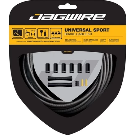 Комплект тормозных тросов Jagwire Universal Sport XL, черный/белый/красный/синий