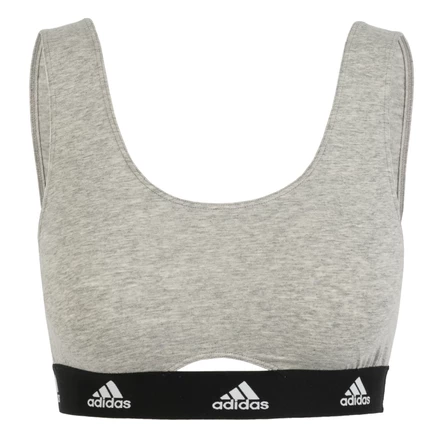 Женский спортивный топ-бралетт Adidas Scoop, серый