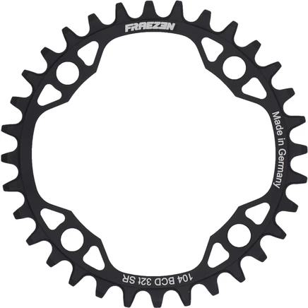 Кольцо цепи Fraezen BLATT - SRAM 104 BCD - черное black