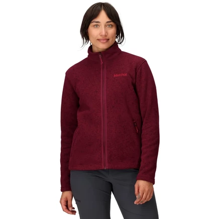 Женская флисовая куртка Marmot Drop Line, красная