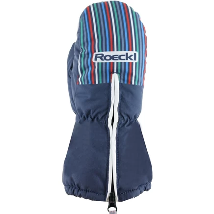 Детские спортивные перчатки-варежки Roeckl Sports Flawil - празднично-синие 5855 blue
