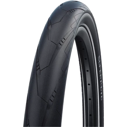 Велошина Schwalbe Super Moto 27.5×2.40″, черная с отражателем