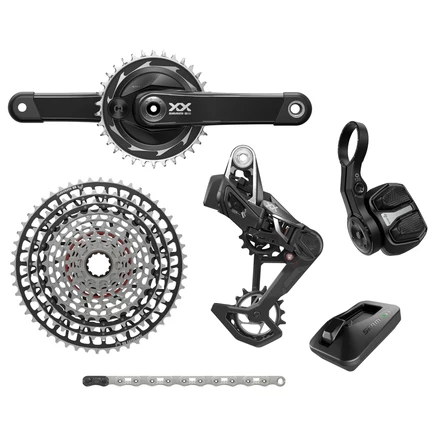 Групсет SRAM XX SL Eagle, с измерителем мощности, черный