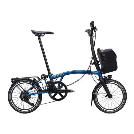 Складной электровелосипед Brompton P Line 16″, синий
