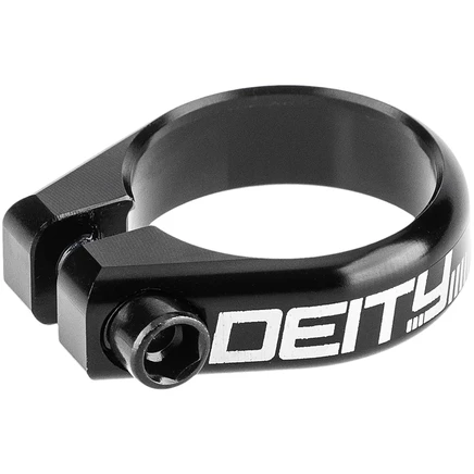 Зажим подседельного штыря Deity Circuit 36,4 мм, черный
