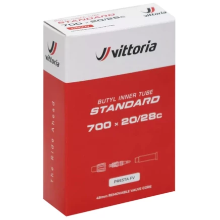 Камера Vittoria Standard 28 дюймов 20–28 мм SV 80 мм