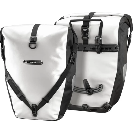 Велосумки Ortlieb Back-Roller Classic QL2.1 2×20 л, бело-черные