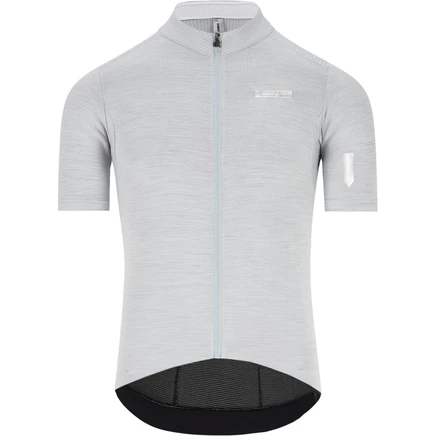 Q36.5 Мужской трикотаж Adventure Tech из мериноса с коротким рукавом - ice grey серый