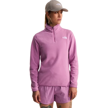 Женская флисовая кофта The North Face Glacier 1/4 Zip, розовая