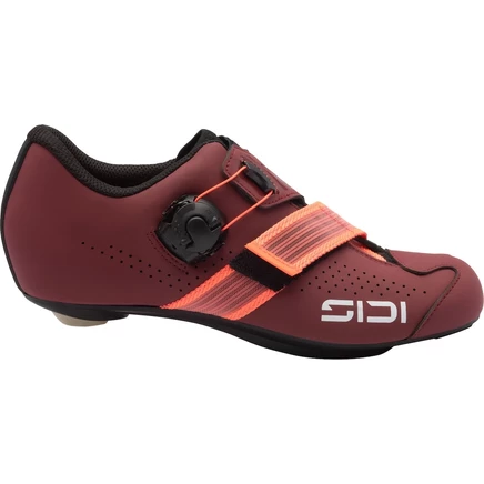 Женские шоссейные туфли Sidi Prima, бордово-коралловые