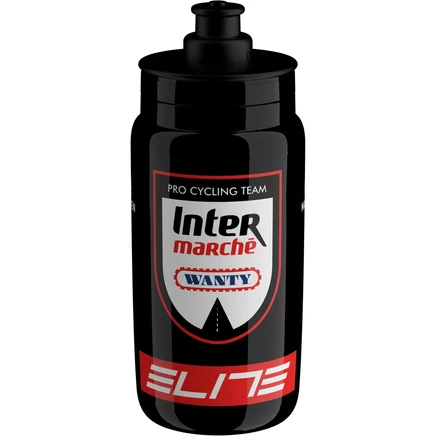 Фляга Elite Fly Team 550 мл Intermarché Wanty 2025, черная