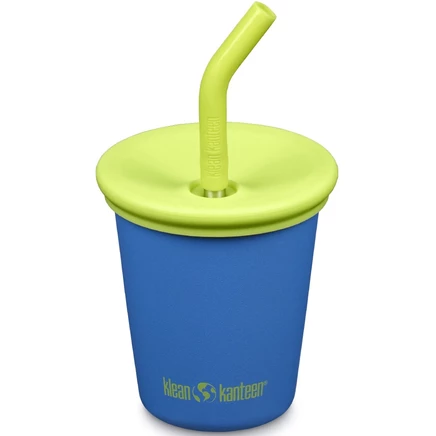 Поильник Klean Kanteen Kid Cup 296 мл с трубкой, синий