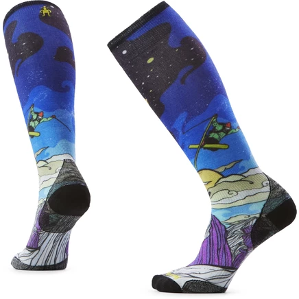 Женские лыжные носки smartwool galactic, темно-синие