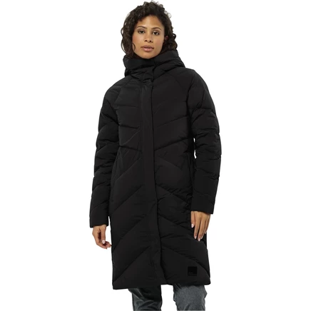 Женское пуховое пальто Jack Wolfskin Marienplatz Rds - черный