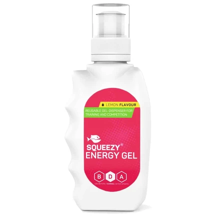 Энергетический гель Squeezy 125 мл с кофеином в диспенсере