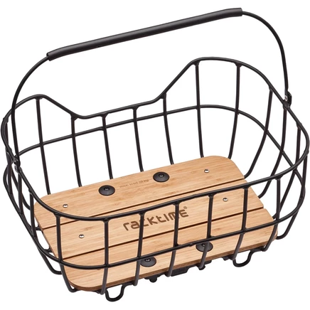 Корзина Racktime BASKIT 25 л, черная/коричневая/бежевая